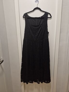 Torrid Black Lace Sleeveless Dress - Elegant Women's Dress
